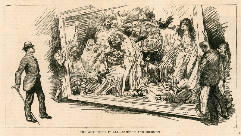 A academia real; Londres; O autor de tudo - Sampson e Salomão de English School