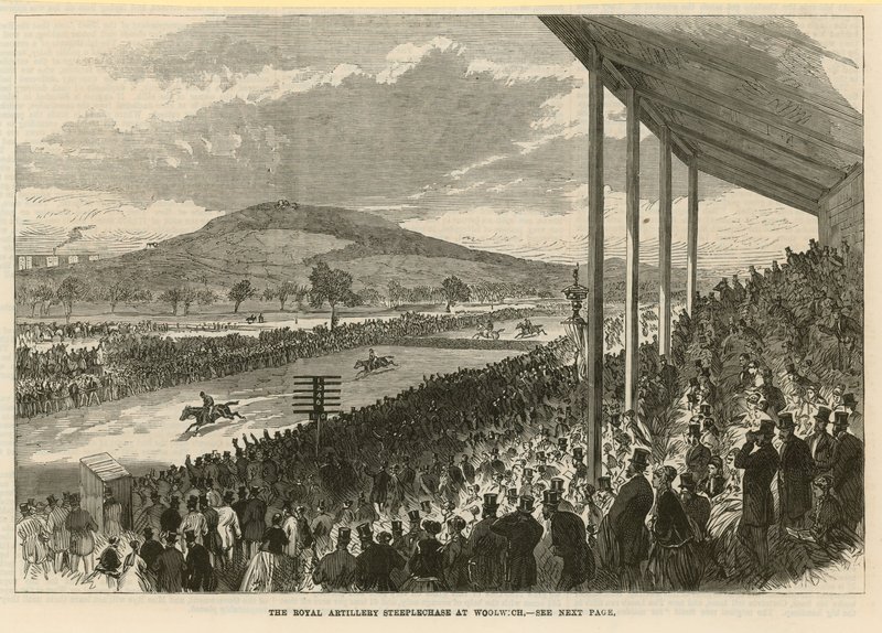 A Royal Artillery Steeplechase em Woolwich de English School