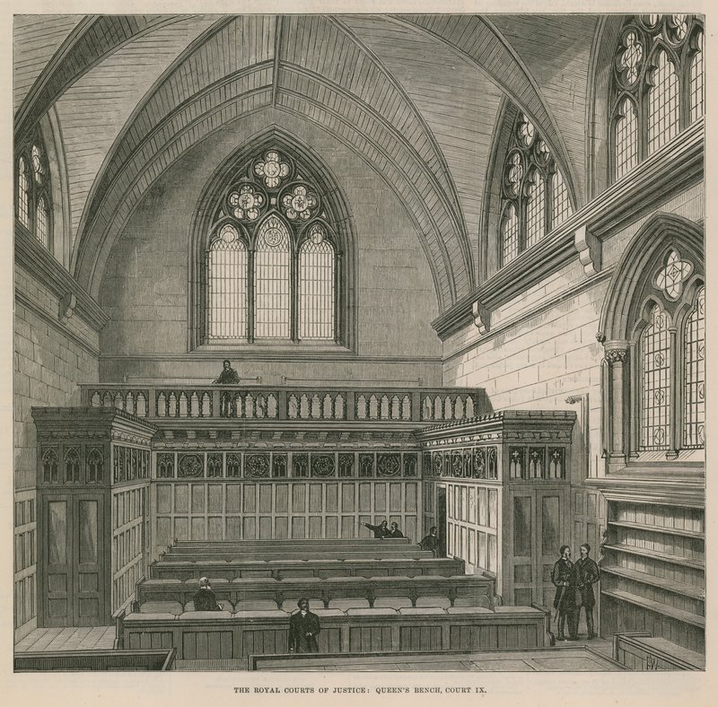 As Cortes Reais de Justiça: Queens Bench, Court IX de English School