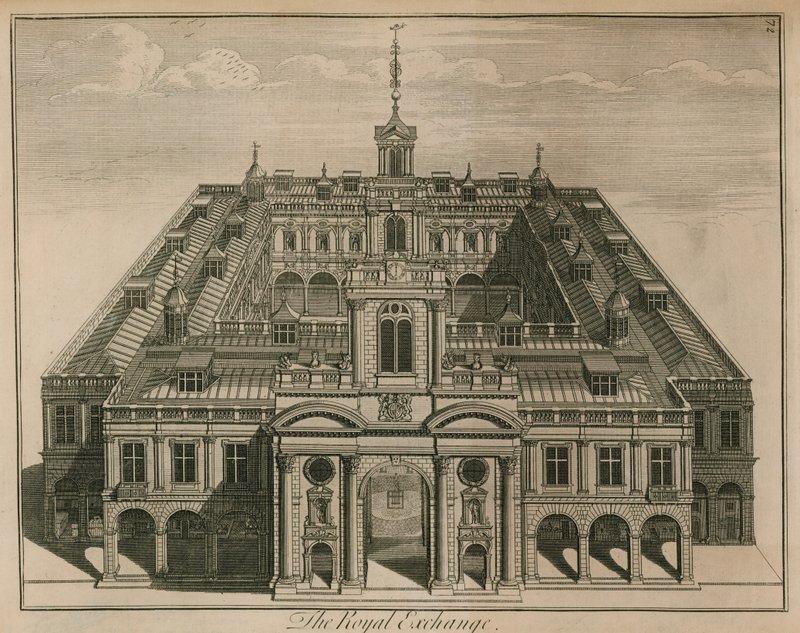 The Royal Exchange, Londres de English School