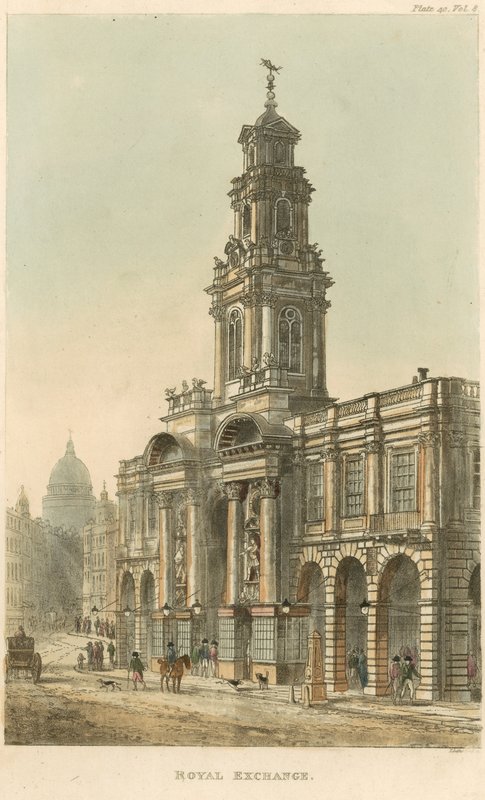 The Royal Exchange, Londres de English School