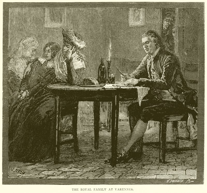 A Família Real em Varennes de English School