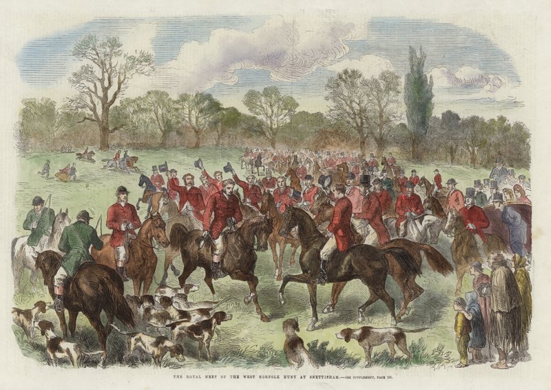 O Encontro Real do Oeste de Norfolk Hunt de English School