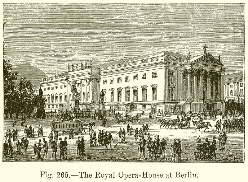 O Royal Opera House, em Berlim de English School