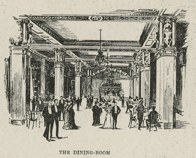 The Russell Hotel, Praça Russell: A sala de jantar de English School