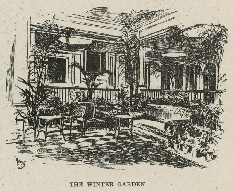 O Russell Hotel, Russell Square: o jardim de inverno de English School