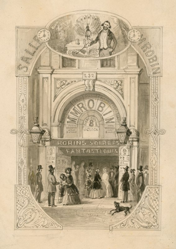 A, salle, de, robin, piccadilly, londres de English School