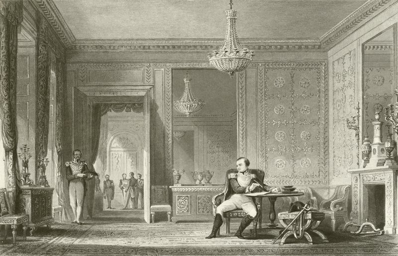 The Salon dabdication, Fontainbleau de English School