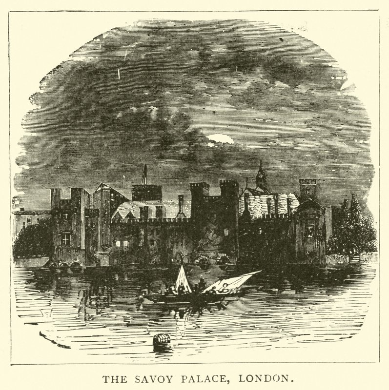 O Palácio Savoy, em Londres de English School