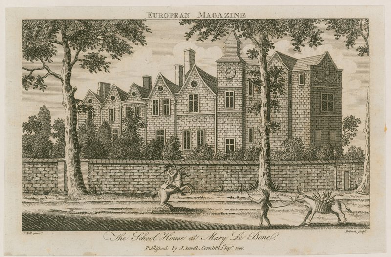 A casa da escola em Marylebone, Londres de English School
