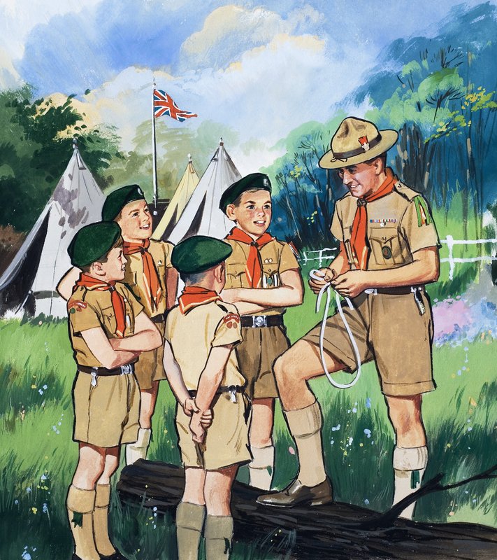 Os escuteiros de English School