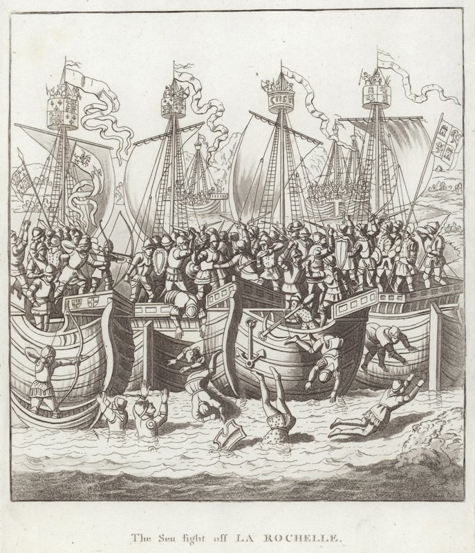 O mar luta contra La Rochelle de English School