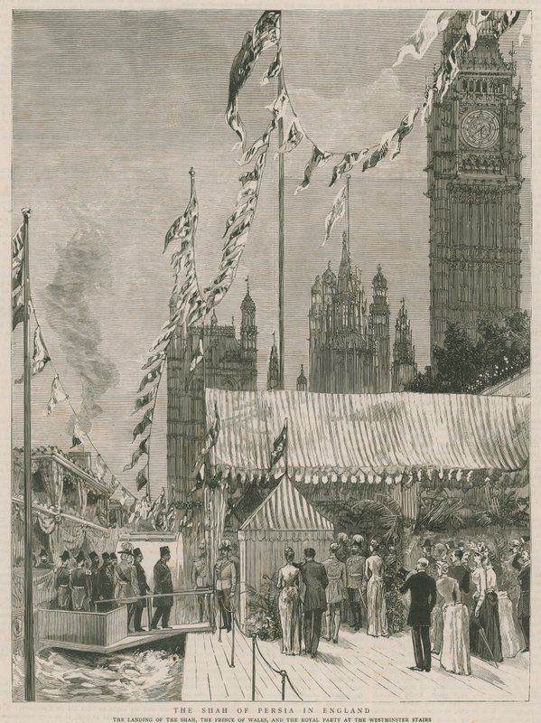 O Xá da Pérsia na Inglaterra de English School