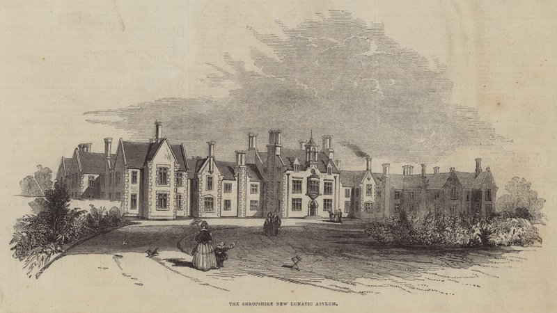 O novo asilo lunar de Shropshire de English School