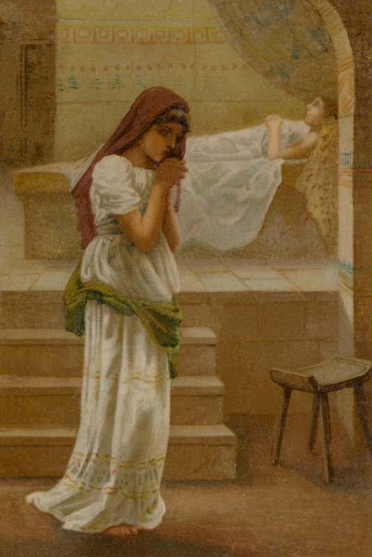 A mulher sunamita (cromolito) de English School