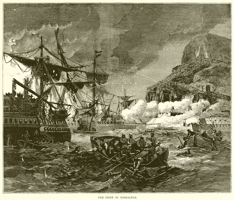 O cerco de Gibraltar de English School