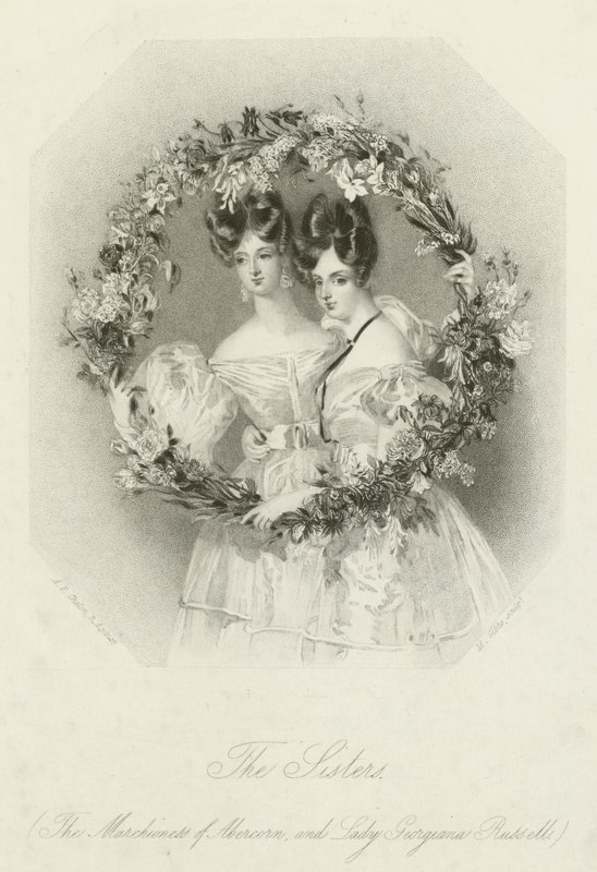 As irmãs, a marquesa de Abercorn e a senhora Georgiana Russell de English School