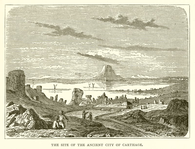 O site da cidade antiga de Cartago de English School
