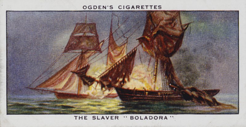 O Escravizador "Boladora" (litografia a cores) de English School