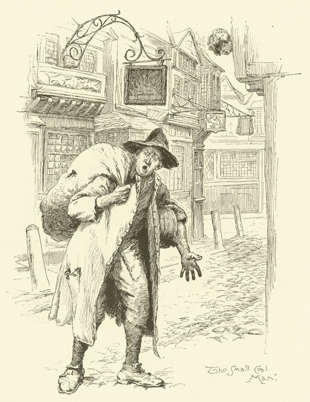 O Pequeno Homem Carvão (gravura) de English School