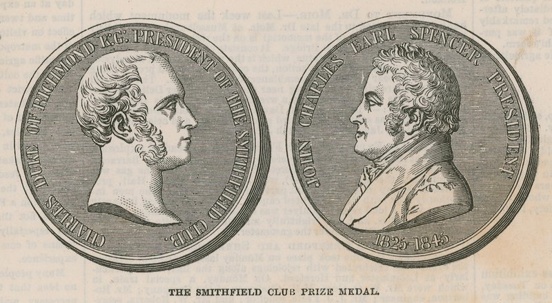 A Medalha do Prêmio Smithfield Club de English School