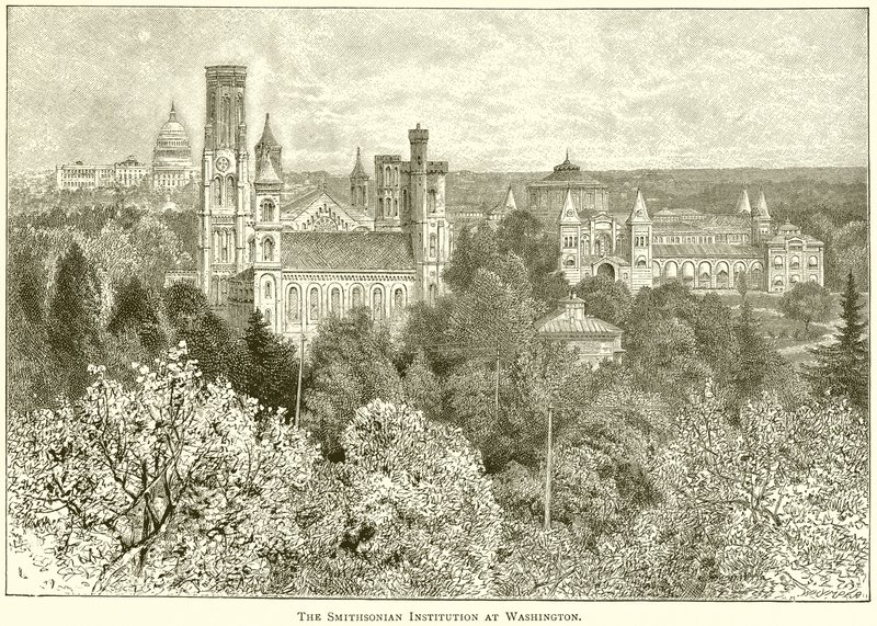 A instituição Smithsonian em Washington de English School