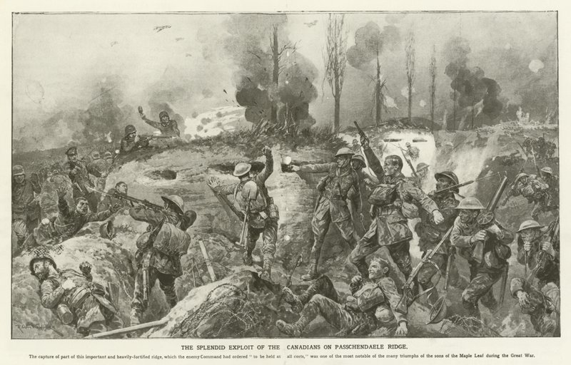 A Exploração Esplêndida dos Canadenses na Cordilheira Passchendaele, Primeira Guerra Mundial de English School