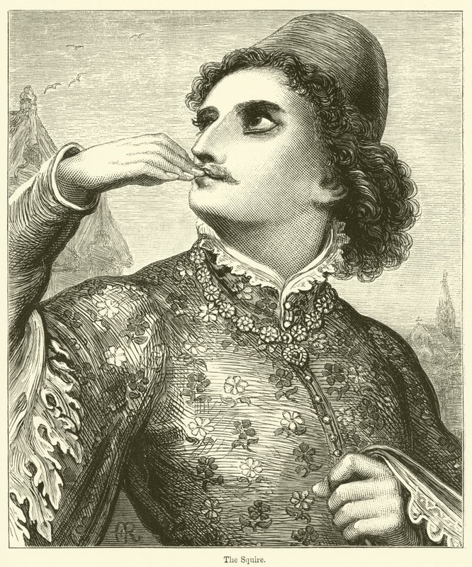 O Escudeiro (gravura) de English School