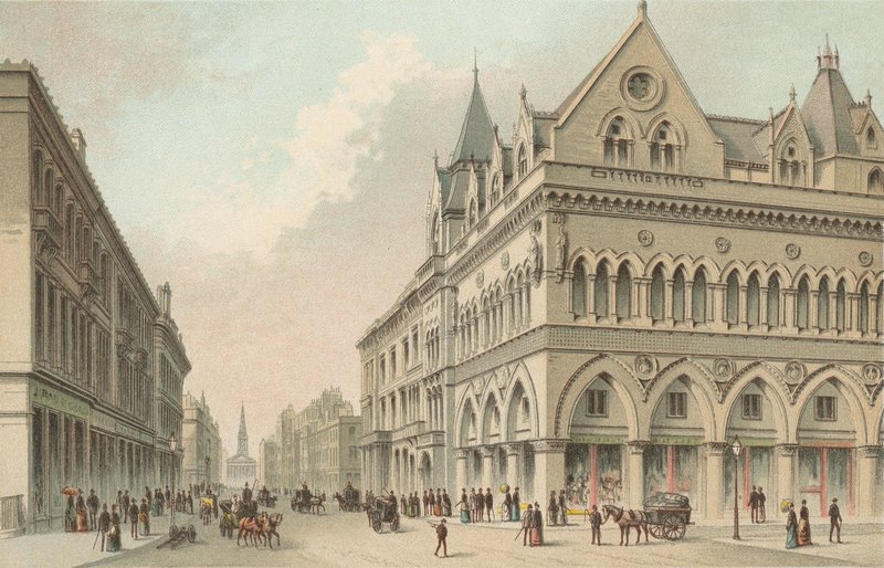 A Bolsa de Valores, Buchanan Street - Glasgow de English School