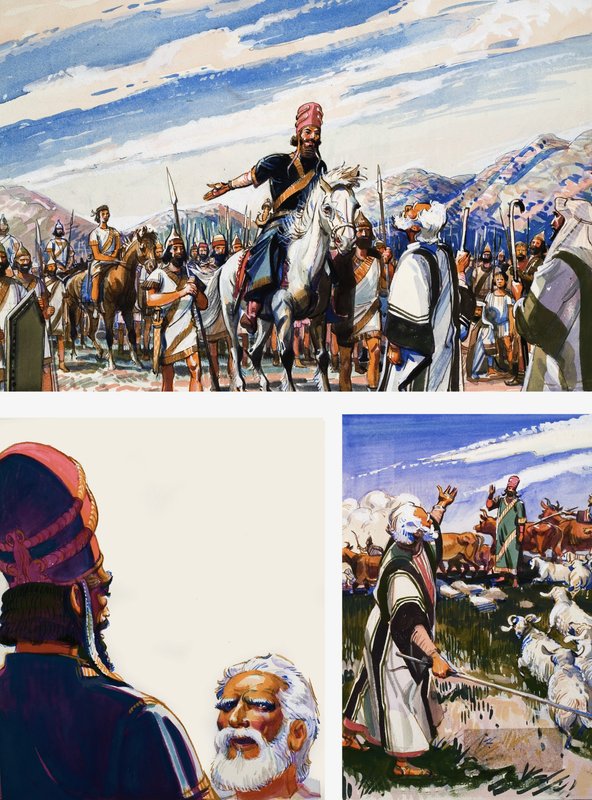 A história de Abraão de English School