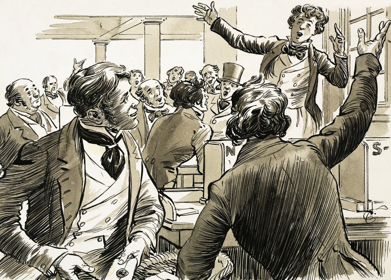 A história do post: um centavo de English School