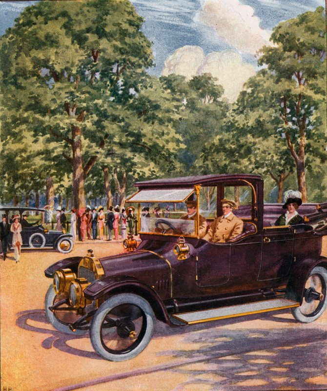 O carro de Straker-Squire de English School