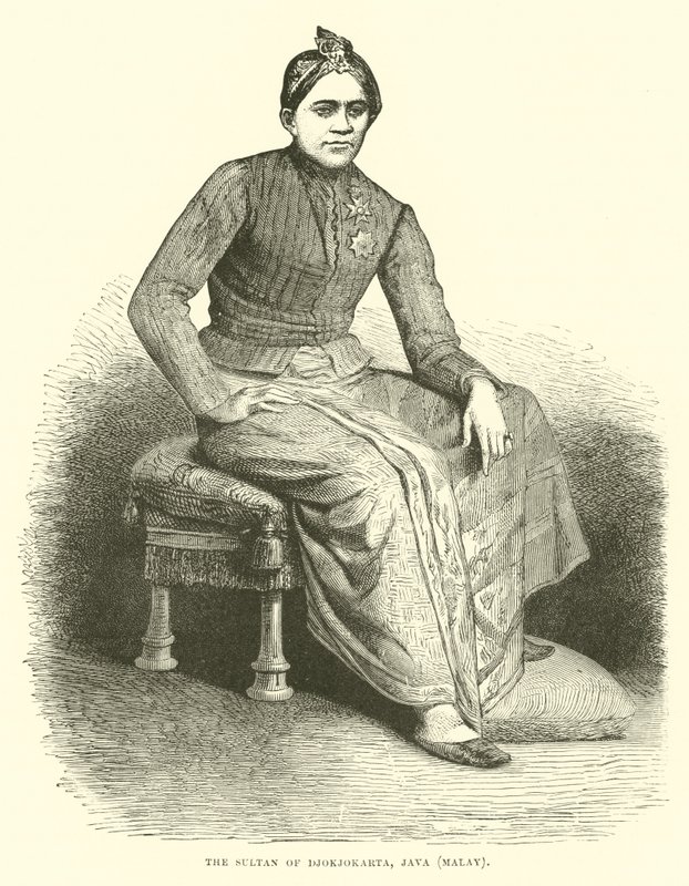 O Sultão de Djokjokarta, Java, malaio de English School