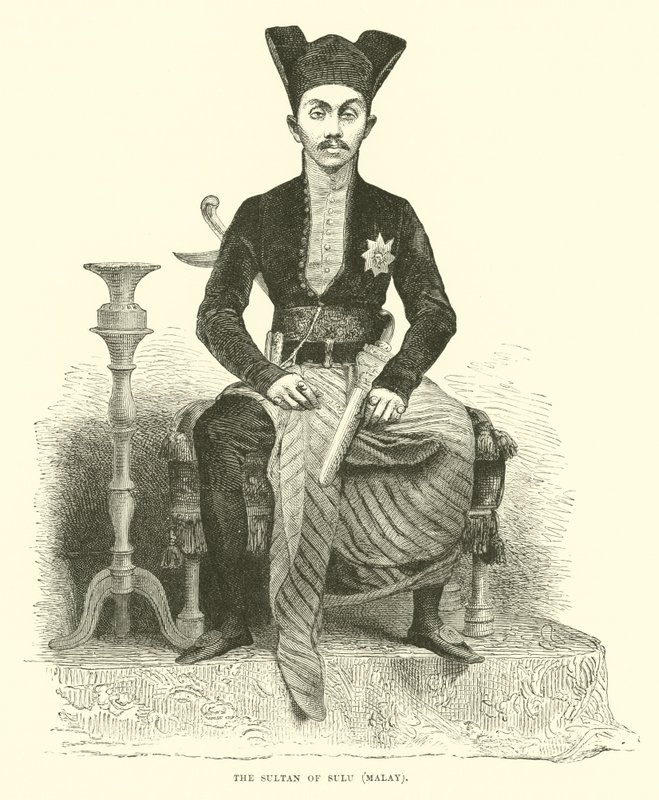 O sultão de Sulu, malaio de English School