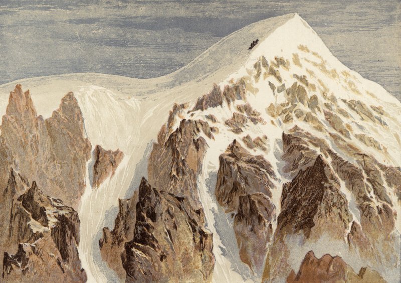 A cimeira do Aiguille Verte de English School