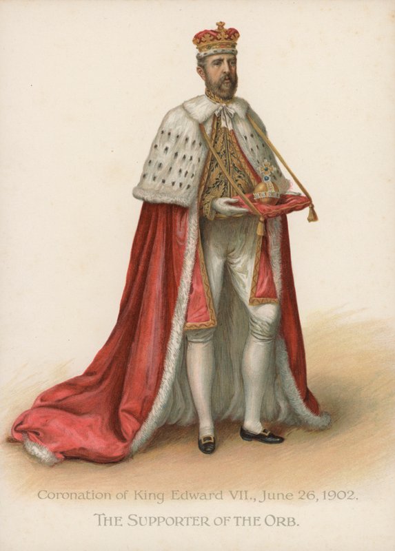 O Apoiante do Orbe (chromolitho) de English School