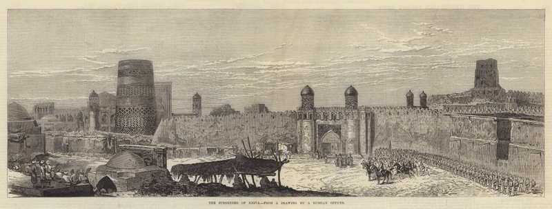 A Rendição de Khiva (gravura) de English School