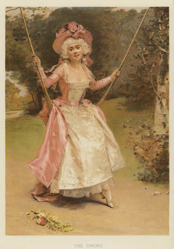 O Baloiço (chromolitho) de English School
