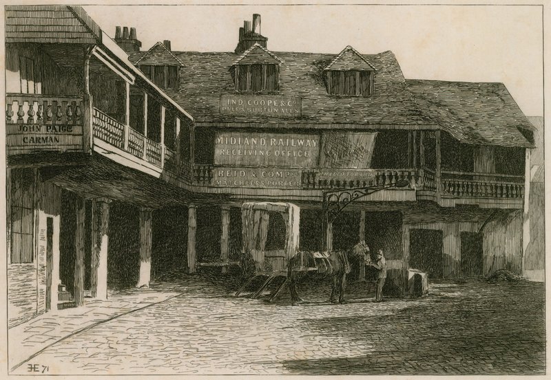 O Tabard Inn, em Southwark de English School