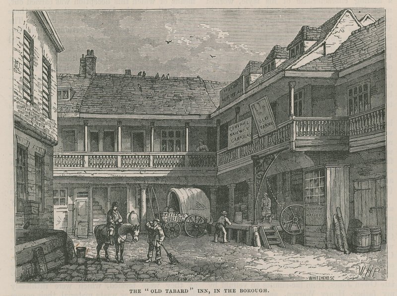 O Tabard Inn, em Southwark de English School