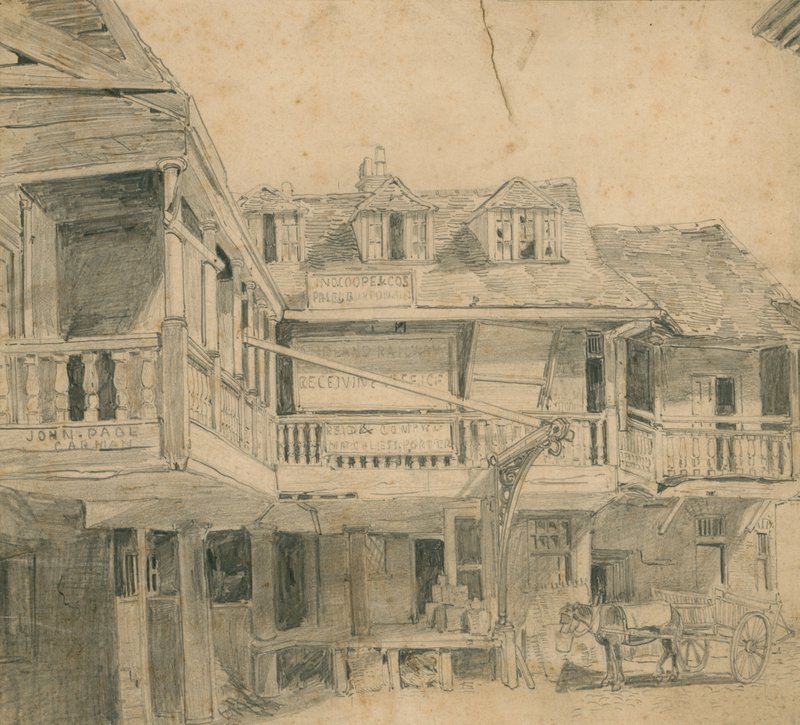 O Tabard Inn, em Southwark de English School