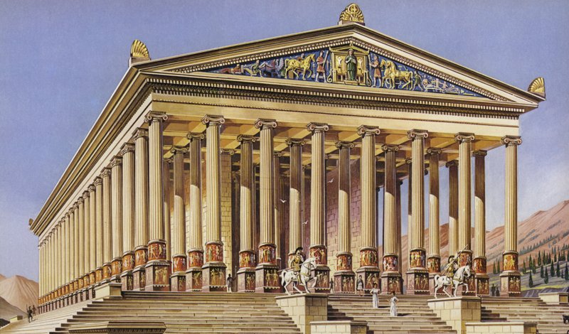O Templo de Ártemis de English School