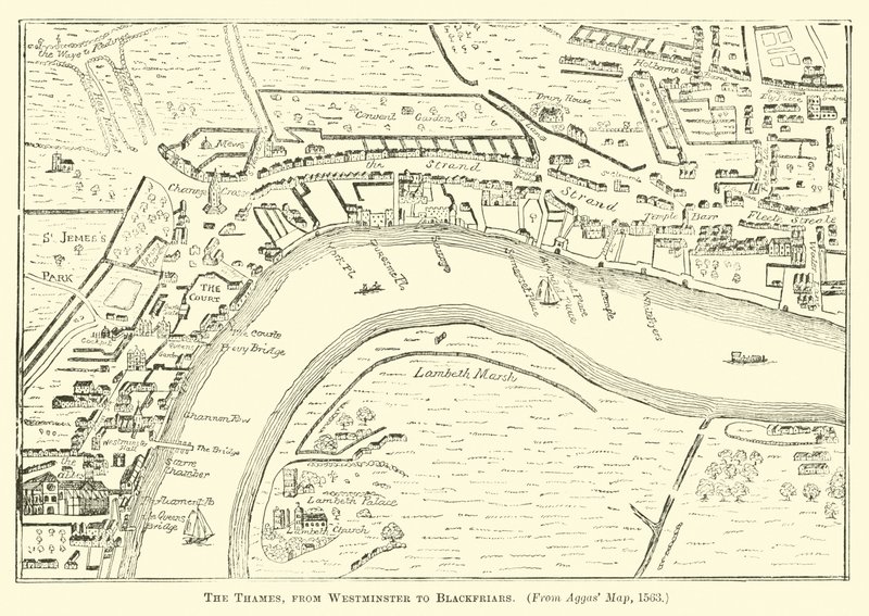 O Tamisa, de Westminster a Blackfriars de English School