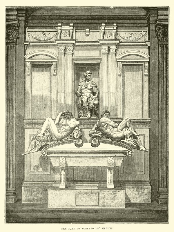 O túmulo de Lorenzo de Medicis de English School