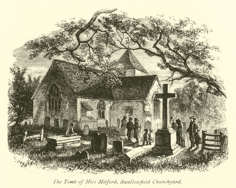 O túmulo da senhorita Mitford, o cemitério de Swallowfield de English School