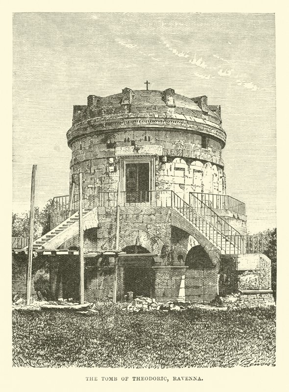 O túmulo de Teodorico, Ravena de English School