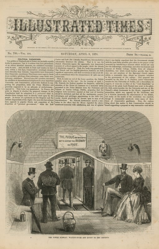 O metrô da torre de English School