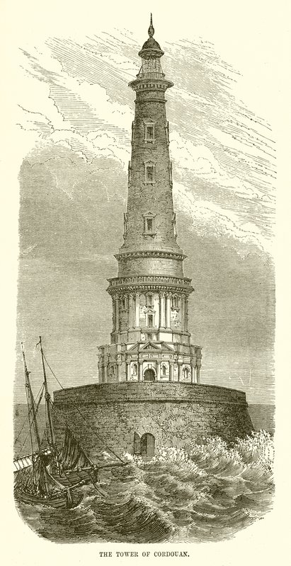 A, torre, de, cordouan de English School