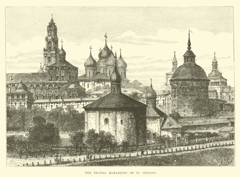 O Mosteiro Troitsa de São Sérgio de English School