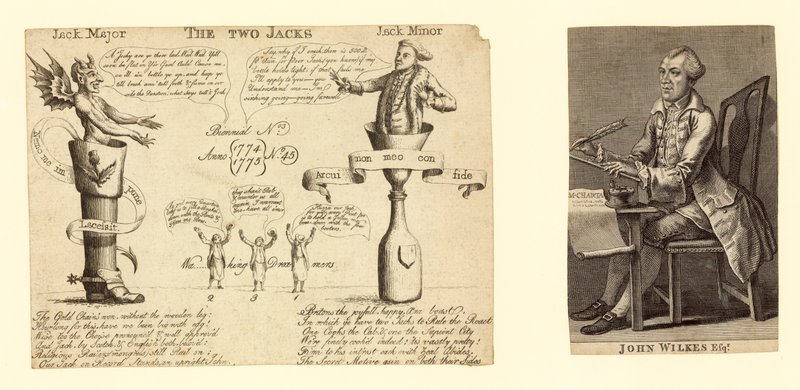 Os dois jaques, 1774 de English School